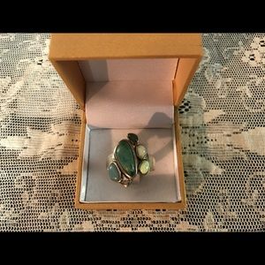 DESIGNER SIGNED 925 WHITNEY KELLY MULTI STONE RING